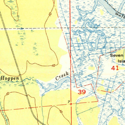 United States Geological Survey Jacksonville Beach, FL (1949, 24000-Scale) digital map