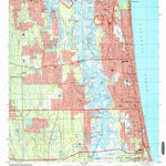 United States Geological Survey Jacksonville Beach, FL (1994, 24000-Scale) digital map