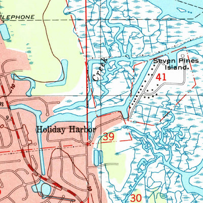 United States Geological Survey Jacksonville Beach, FL (1994, 24000-Scale) digital map