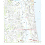United States Geological Survey Jacksonville Beach, FL (2021, 24000-Scale) digital map