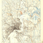 United States Geological Survey Jacksonville, FL (1918, 62500-Scale) digital map