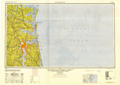 United States Geological Survey Jacksonville, FL-GA (1948, 250000-Scale) digital map