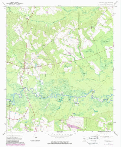 United States Geological Survey Jacksonville, GA (1972, 24000-Scale) digital map
