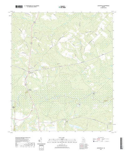 United States Geological Survey Jacksonville, GA (2020, 24000-Scale) digital map