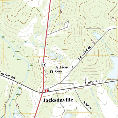 United States Geological Survey Jacksonville, GA (2020, 24000-Scale) digital map