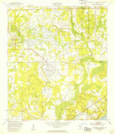 United States Geological Survey Jacksonville Heights, FL (1949, 24000-Scale) digital map