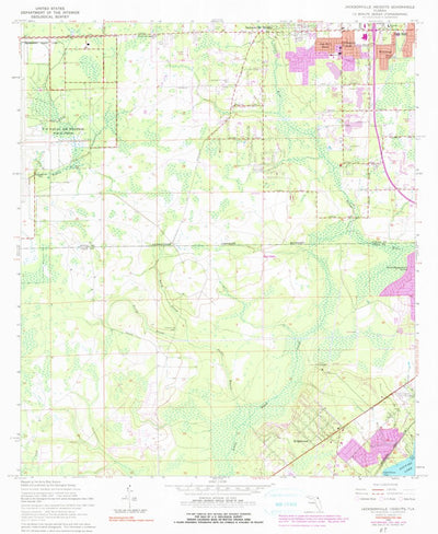 United States Geological Survey Jacksonville Heights, FL (1964, 24000-Scale) digital map
