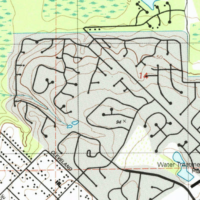 United States Geological Survey Jacksonville Heights, FL (1993, 24000-Scale) digital map