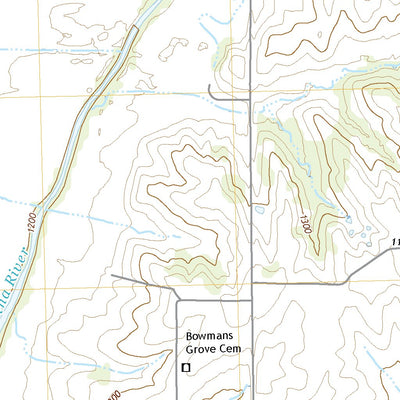 United States Geological Survey Jacksonville, IA (2022, 24000-Scale) digital map