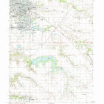 United States Geological Survey Jacksonville, IL (1983, 24000-Scale) digital map