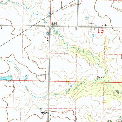 United States Geological Survey Jacksonville, MO (1971, 24000-Scale) digital map