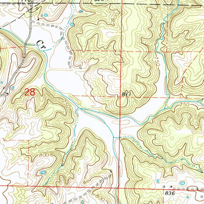 United States Geological Survey Jacksonville, MO (1971, 24000-Scale) digital map