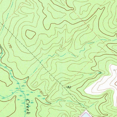 United States Geological Survey Jacksonville NE, GA (1971, 24000-Scale) digital map
