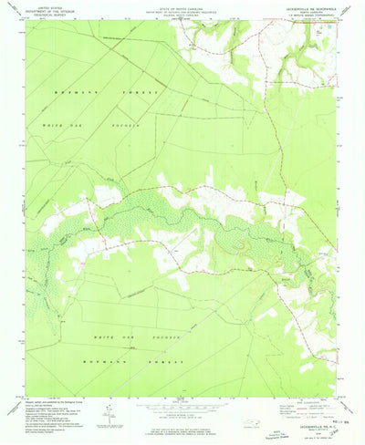 United States Geological Survey Jacksonville NE, NC (1978, 24000-Scale) digital map