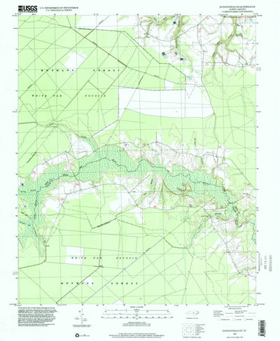 United States Geological Survey Jacksonville NE, NC (1997, 24000-Scale) digital map