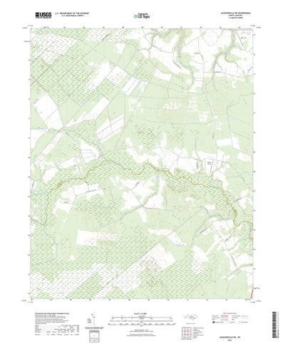 United States Geological Survey Jacksonville NE, NC (2022, 24000-Scale) digital map
