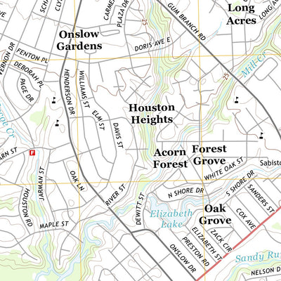 United States Geological Survey Jacksonville North, NC (2013, 24000-Scale) digital map