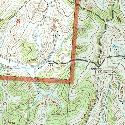 United States Geological Survey Jacksonville, OH (2002, 24000-Scale) digital map