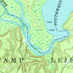 United States Geological Survey Jacksonville South, NC (1952, 24000-Scale) digital map