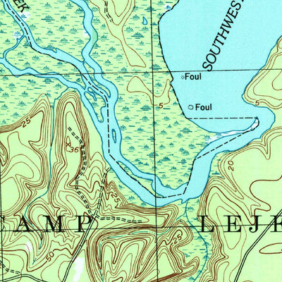 United States Geological Survey Jacksonville South, NC (1997, 24000-Scale) digital map