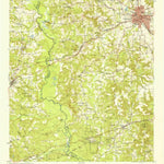 United States Geological Survey Jacksonville, TX (1951, 62500-Scale) digital map