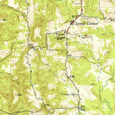 United States Geological Survey Jacksonville, TX (1951, 62500-Scale) digital map