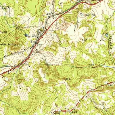 United States Geological Survey Jacksonville, TX (1951, 62500-Scale) digital map