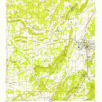 United States Geological Survey Jacksonville West, AL (1947, 24000-Scale) digital map