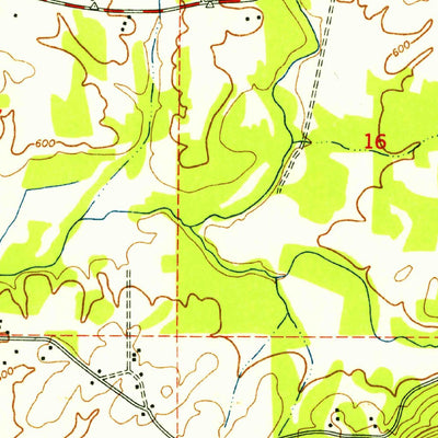 United States Geological Survey Jacksonville West, AL (1947, 24000-Scale) digital map