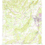 United States Geological Survey Jacksonville West, AL (1956, 24000-Scale) digital map