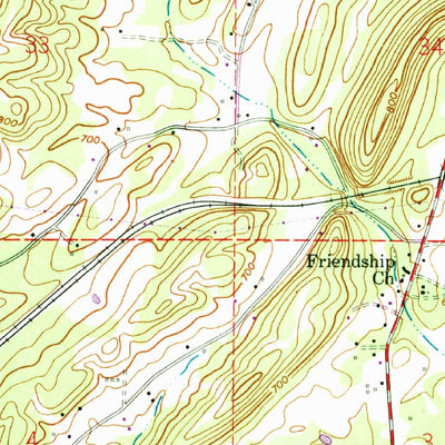United States Geological Survey Jacksonville West, AL (1956, 24000-Scale) digital map