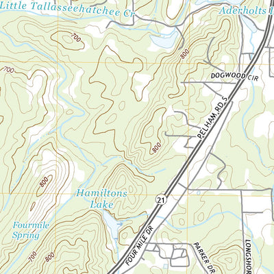 United States Geological Survey Jacksonville West, AL (2020, 24000-Scale) digital map