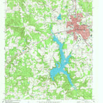 United States Geological Survey Jacksonville West, TX (1982, 24000-Scale) digital map