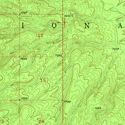 United States Geological Survey Jacob Lake, AZ (1953, 62500-Scale) digital map