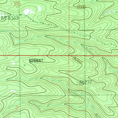 United States Geological Survey Jacob Lake, AZ (1988, 24000-Scale) digital map