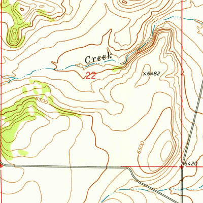 United States Geological Survey Jacob Spring, NM (1973, 24000-Scale) digital map