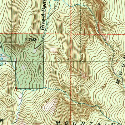 United States Geological Survey Jacob Spring, NM (2004, 24000-Scale) digital map