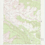 United States Geological Survey Jacobs Chair, UT (1996, 24000-Scale) digital map