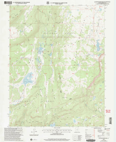United States Geological Survey Jacobs Reservoir, UT (2002, 24000-Scale) digital map