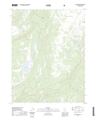 United States Geological Survey Jacobs Reservoir, UT (2023, 24000-Scale) digital map