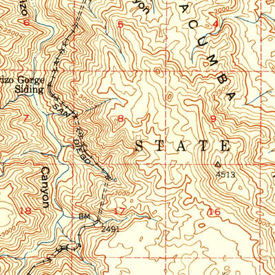 United States Geological Survey Jacumba, CA (1939, 62500-Scale) digital map