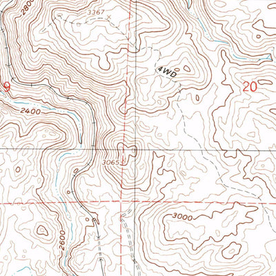 United States Geological Survey Jacumba, CA (1997, 24000-Scale) digital map