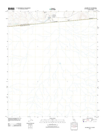 United States Geological Survey Jacumba Oe S, CA (2012, 24000-Scale) digital map