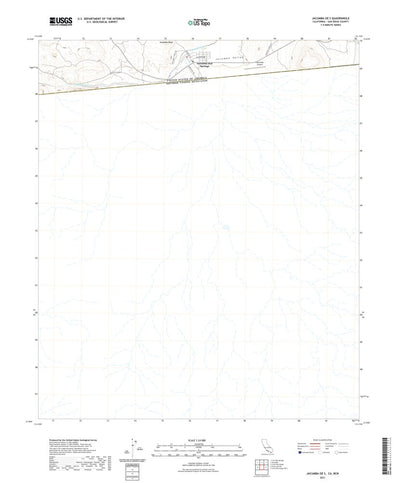 United States Geological Survey Jacumba OE S, CA (2021, 24000-Scale) digital map