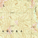 United States Geological Survey Jaggar Peak, WY (1989, 24000-Scale) digital map