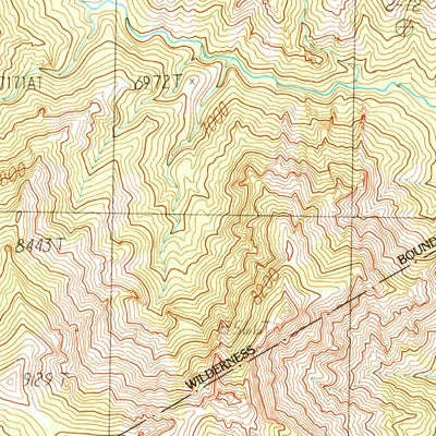 United States Geological Survey Jaggar Peak, WY (1989, 24000-Scale) digital map