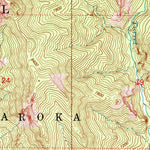 United States Geological Survey Jaggar Peak, WY (1991, 24000-Scale) digital map