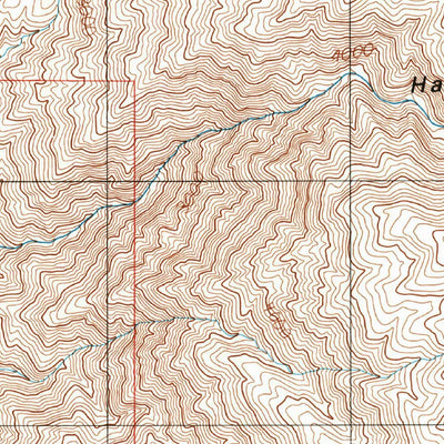 United States Geological Survey Jail Canyon, CA (1988, 24000-Scale) digital map