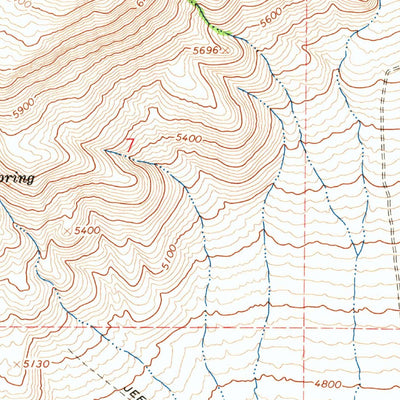United States Geological Survey Jake Creek Mountain, NV (1965, 24000-Scale) digital map