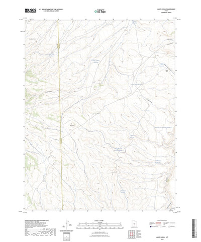 United States Geological Survey Jakes Knoll, UT (2023, 24000-Scale) digital map